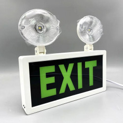 Emergency Light Twin Spot Exit