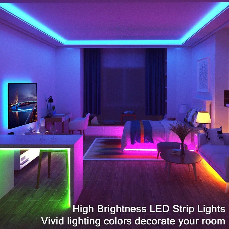 RGB Led strip Multicolour with Remote 5M