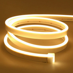 12V Neon LED Strip 5M - Warm White with adaptor