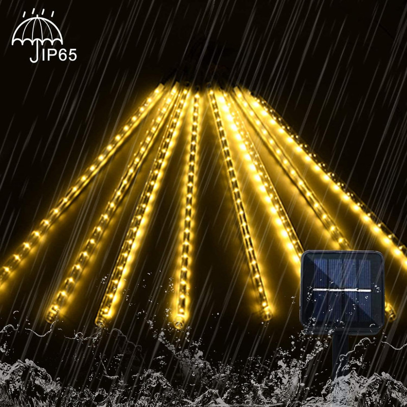 Meteor Solar Path Light Solar meteor Shower light Warm white