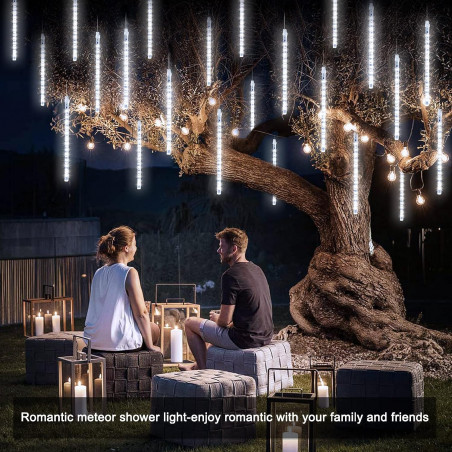 Meteor Solar Path Light Solar meteor Shower light White