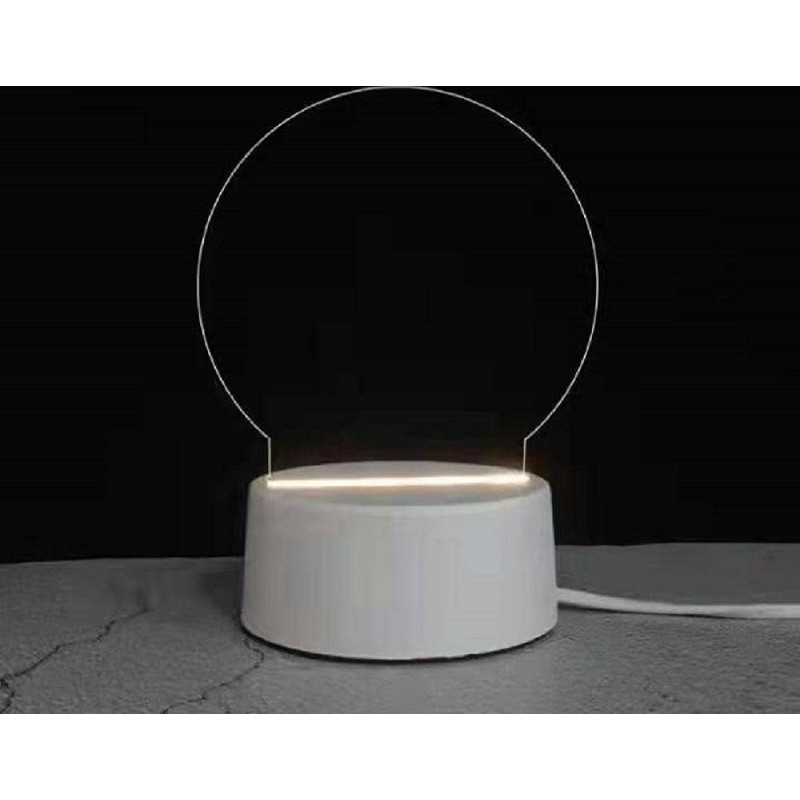 Acrylic Message Board with LED Light Round